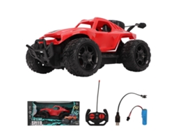 Coche Teledirigido A Escala 1/16, 2.4 Ghz, Con Efectos De Sonido Simulados Y Neumáticos De Goma, Para Niños De 3 Años En Adelante - Rojo