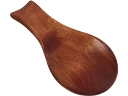 Suporte De Utensílios De Madeira Prático E Elegante, Descanso Grande Para Colheres De Cozinha.