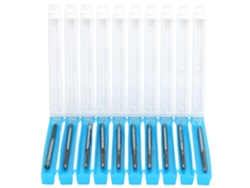 10 Brocas Roscadoras Hss De Alta Dureza M2.5 X 0.45 H2 Para Acero Inoxidable Y Hierro.