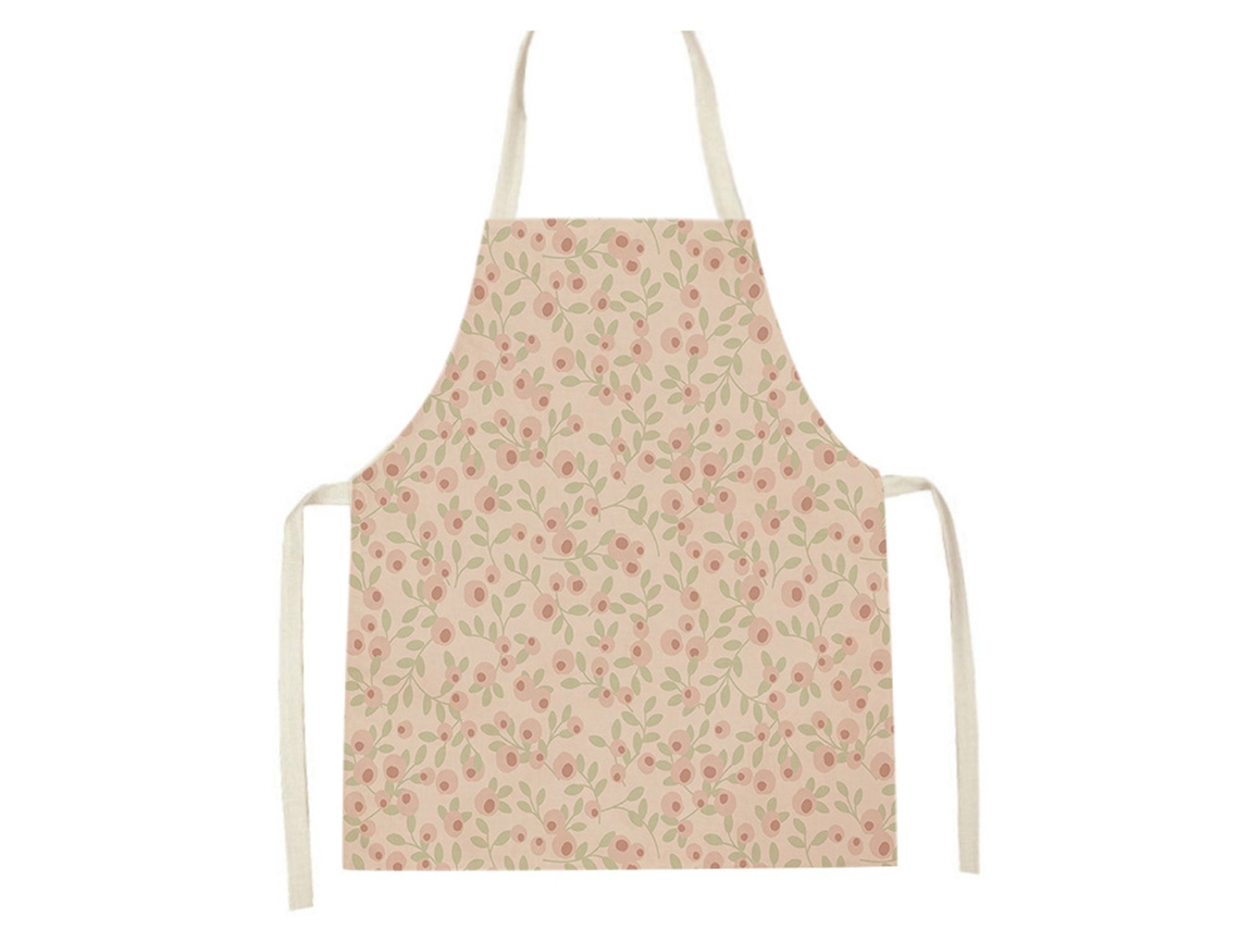 Delantal Floral De Lino Para Cocina Delantal Pastoral Infantil