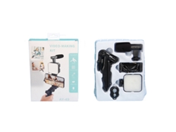 Luz de fotografía de sobremesa regulable y giratoria, luz de relleno portátil de mano de bajo consumo para fotografía y vídeo con un solo botón Truyuety