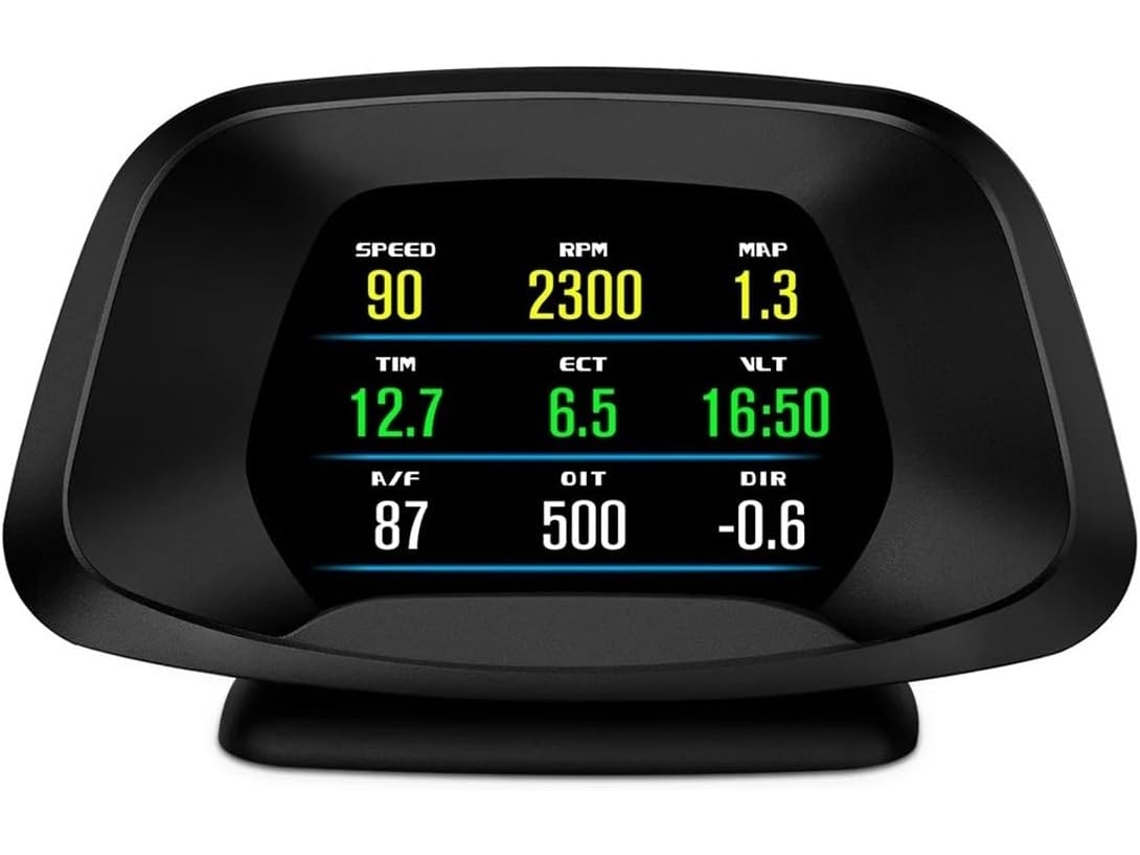Affiliate Haute P19 Hud Écran Tft Obd2 + Gps Doble Sistema Compatible Con Vitesse Numérique Avec