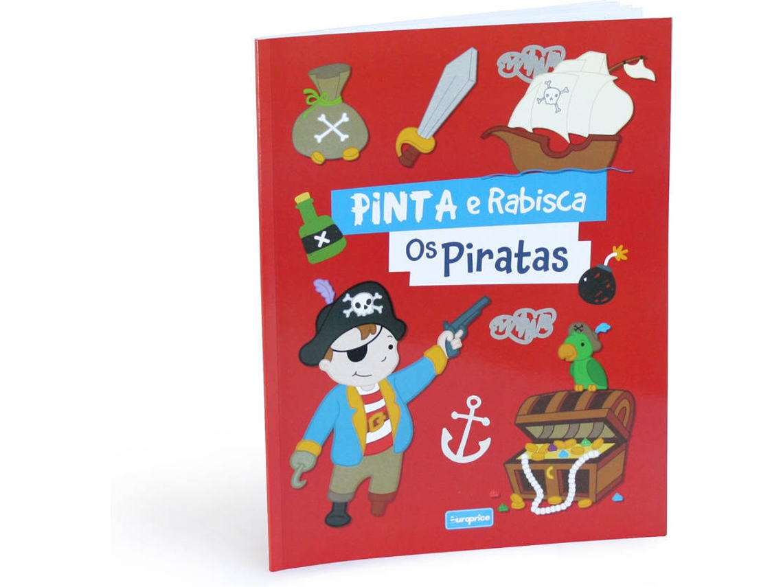 Libro Pinta e Rabisca - Os Piratas de Europrice (Portugués)