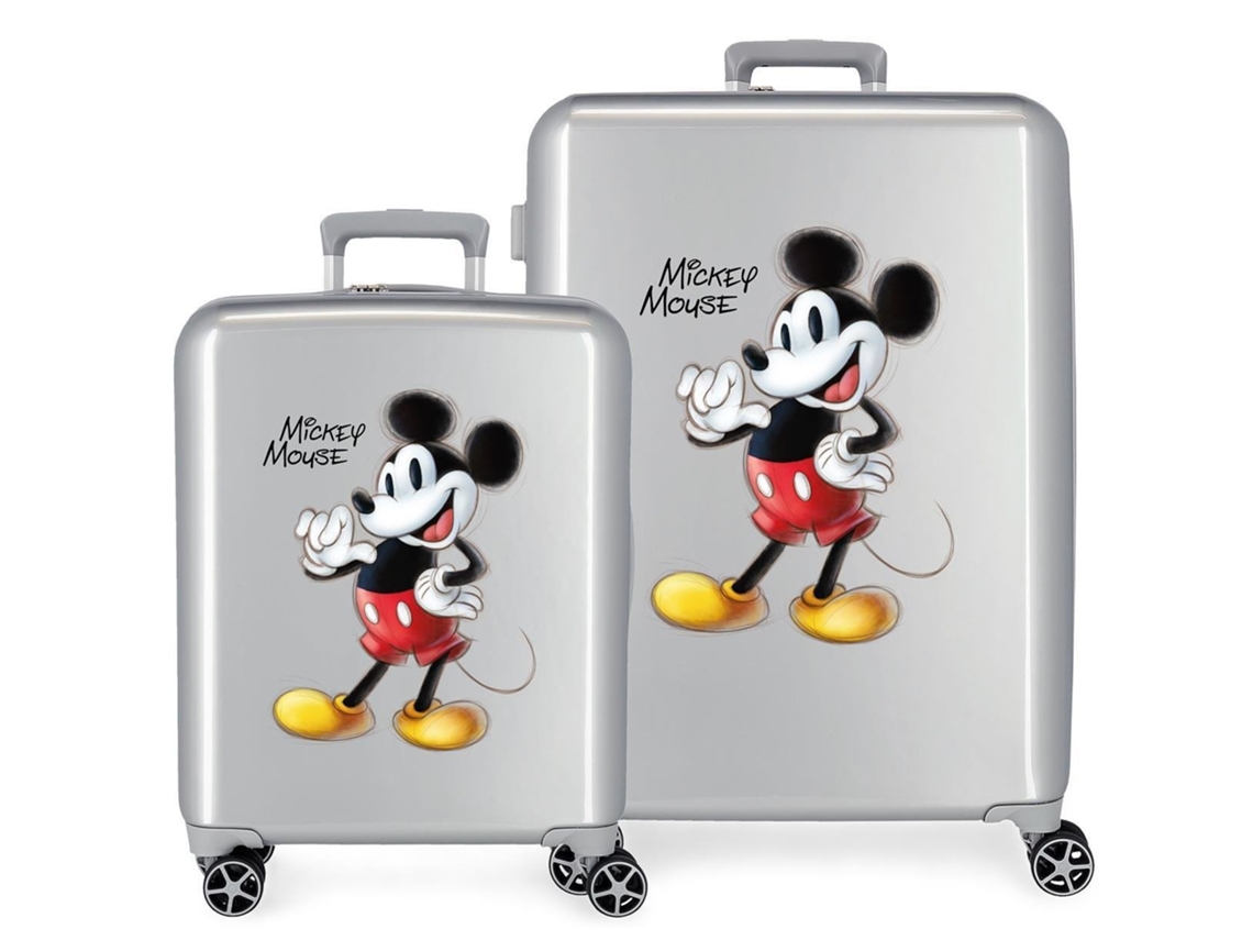 Juego De Maletas Disney Joyful Plata (70x50x29cm - 119l)
