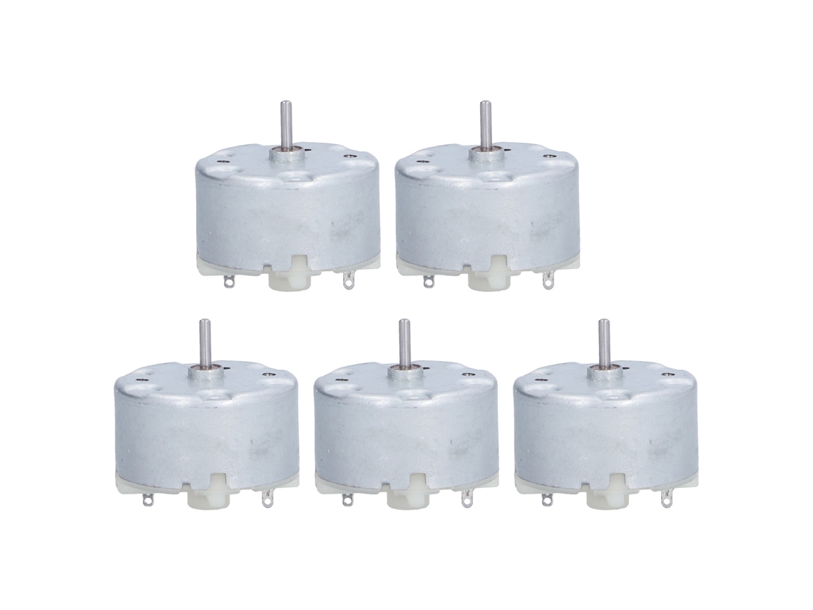 5 Piezas Motor De Escova Dc Rf-500tb 3v 2700rpm Para Herramientas Eléctricas Automotrices De Conexión Micro