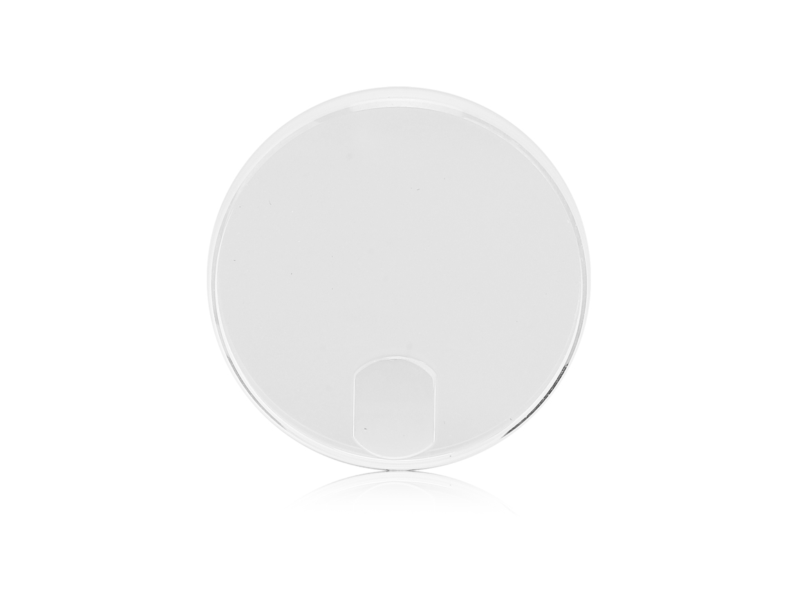 Cristal De Zafiro, Reloj Transparente Con Bisel Redondeado, Resistente Al Agua, 25,3 Mm