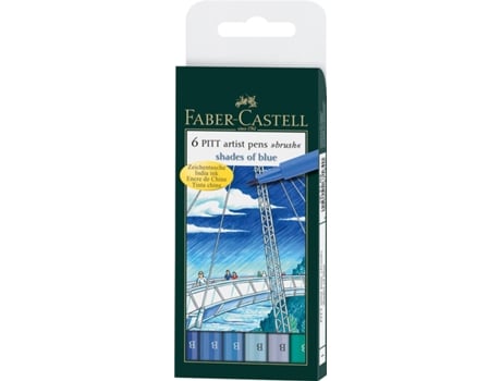 Marcador FABER-CASTELL Artist Pitt Azul