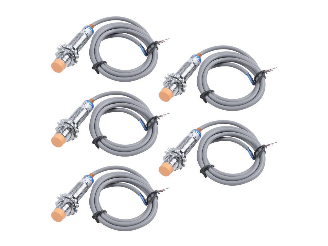 Sensor Inductivo Tubular 4mm Dc6-36v 300ma Npn No 3-cable Lj12a3-4-z-bx (5 Unidades) Como Se Muestra