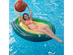 Flotador Gigante Inflable Con Forma De Aguacate Para Piscina Y Playa Con Válvulas De Liberación Rápida, 160 Cm.