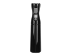 Botella De Spray De Pelo Negra Vacía De 300ml Para Peinado Y Limpieza Con Tecnología De Precompresión Y Pulverización 360 Grados