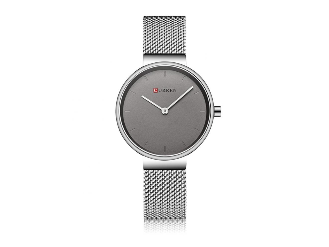 Reloj De Cuarzo Para Mujer, Resistente Al Agua, Con Esfera Redonda En Aleación De Oro.
