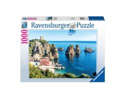 Puzzle 1000P Faraglioni de Scopello Sicilia RAVENSBURGER