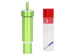 Conjunto De Cuchillas De Tela Adhesiva De 60 Grados Con Punta Fina Y Caja Resistente Para Cricut Maker Explore Verde