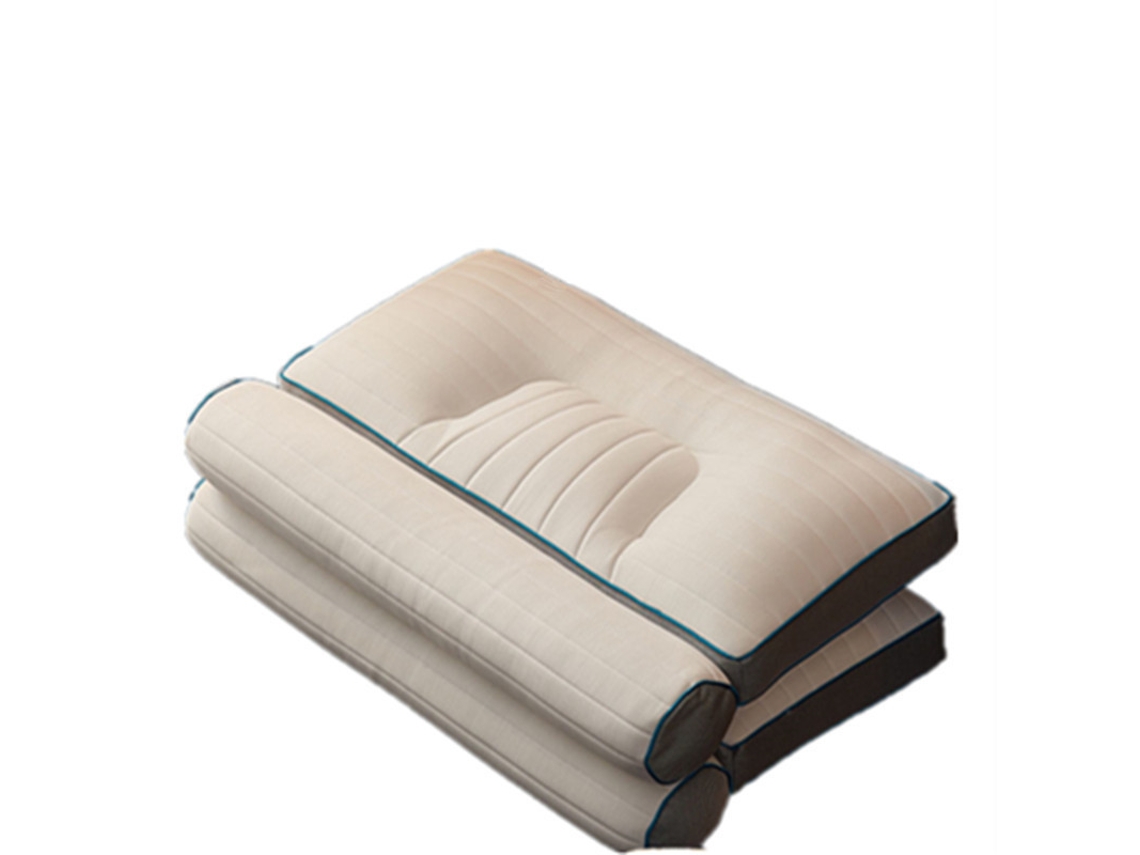 Almohada Latex Cascaras Trigo (anti-tracción), Protege Columna/ayuda Dormir, Doméstico 2 Unid., Trigo Cil.latexpluma Fina (modelo Tracción)