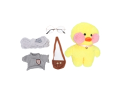 2026-muñeco De Pato Amarillo De Peluche 30cm Con Ropa Y Gafas Suave Juguete De Animal Cartoon Tipo 3