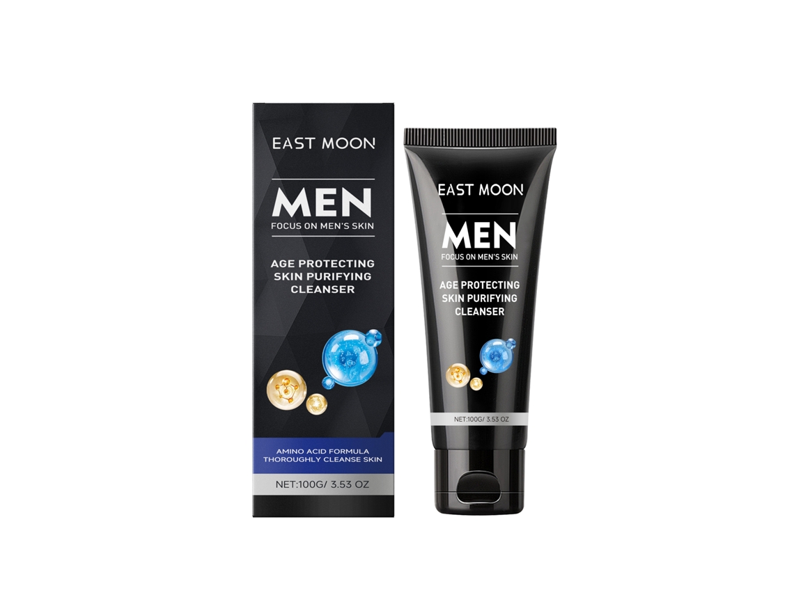 Gel facial de limpieza profunda para hombres