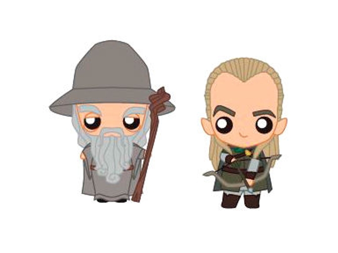 Figura SD TOYS Set 2 figuras Pokis Gandalf & Legolas El Señor de los Anillos