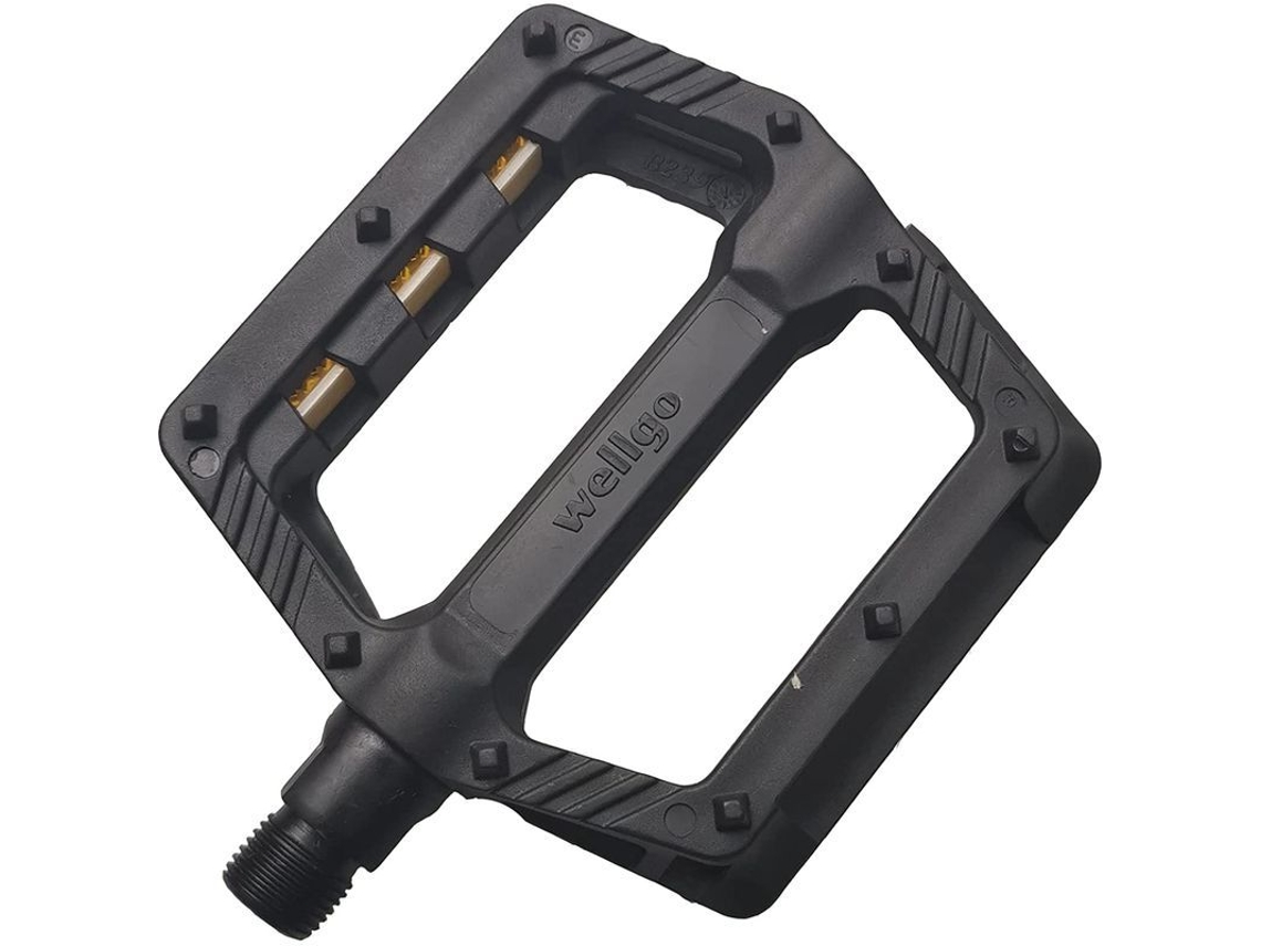 Pedales para bicicletas de montaña y de carretera, de plástico antideslizante, seguros y duraderos.
