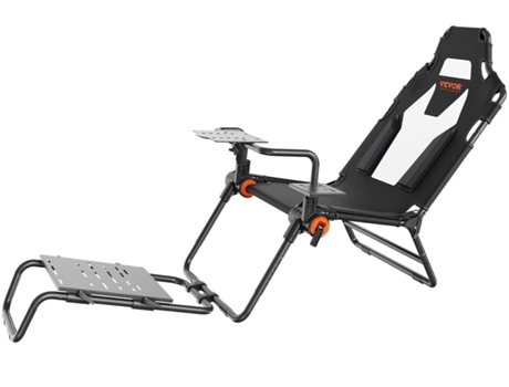 VEVOR Racing Simulator Soporte para volante, soporte para volante con asiento ajustable para Logitech Gaming - S