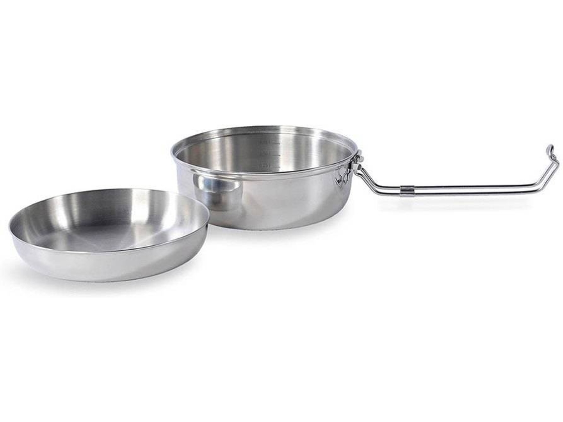 Plato para Camping TATONKA Scout Set (Acero inoxidable - 17,3 x 6 cm)