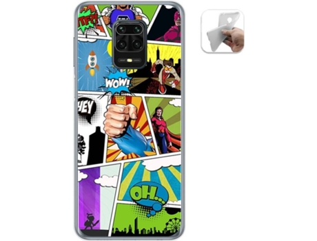 Carcasa Xiaomi Redmi Note 9S / Note 9 Pro TUMUNDOSMARTPHONE Comic Multicolor