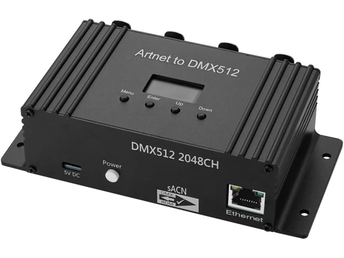 Controlador De Iluminación Ethernet Universal Artnet Dmx512 De 2048 Canales Longying