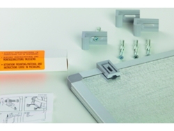 Sistema de montaje de pizarra blanca para paredes de 13 mm