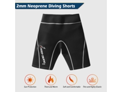 Calcinha De Neoprene 2mm Para Mergulho Surfe Snorkeling Shorts De Banho Wetsuit