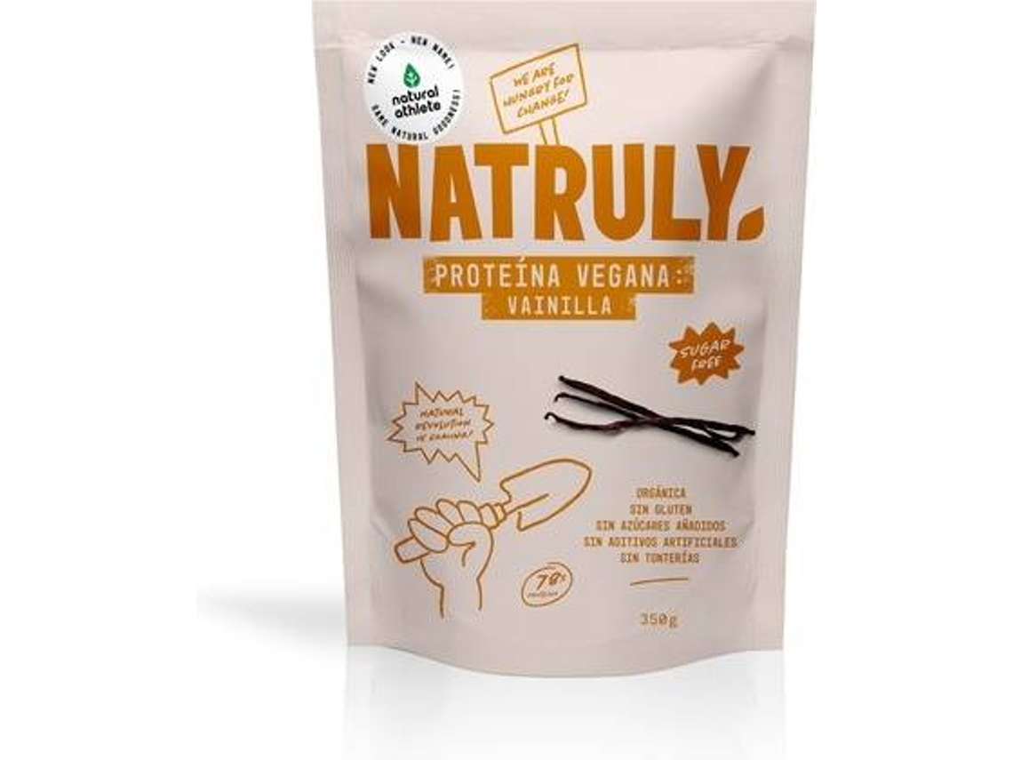 Complemento Alimenticio NATRULY Proteína Vegan De Baunilha Orgânica (350 g)