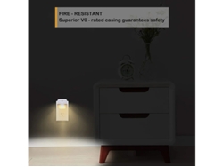 Luz Nocturna Led Yizhood Sensor Anochecer Cuarto Baño Blanco