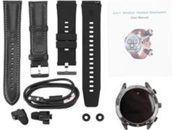 Reloj Inteligente 2 En 1 Con Auriculares Bluetooth Con Cancelación De Ruido Para Deportes Y Fitness.