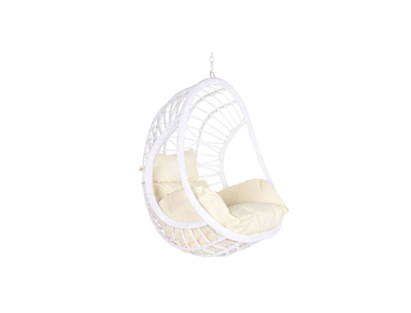 Sillón de jardín DKD HOME DECOR 90 x 70 x 110 cm Metal ratán sintético Blanco