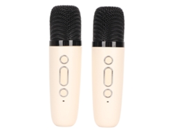 Máquina de karaoke portátil con micrófonos inalámbricos y Bluetooth