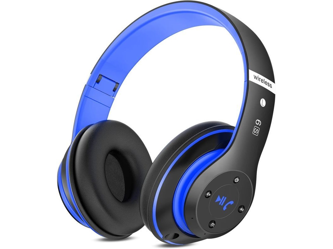 Auriculares Bluetooth 5.0 Supraaurales Linjou Con Micrófono, Hd, Fm, Tf, Modo Con Cable, 40 Horas De Duración De La Batería, 6 Modos De Ecualización, Diseño Cómodo Y Ligero Para Pc