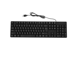 Teclado Usb Con Cable Para Ordenador De Sobremesa Con Caracteres Rusos, 104 Teclas, Material Abs, Plug And Play.