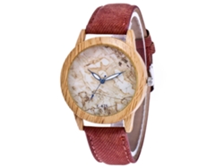 Reloj De Pulsera Zhoulianfa Para Mujer, Ideal Para Estudiantes, Con Movimiento De Cuarzo Marrón.