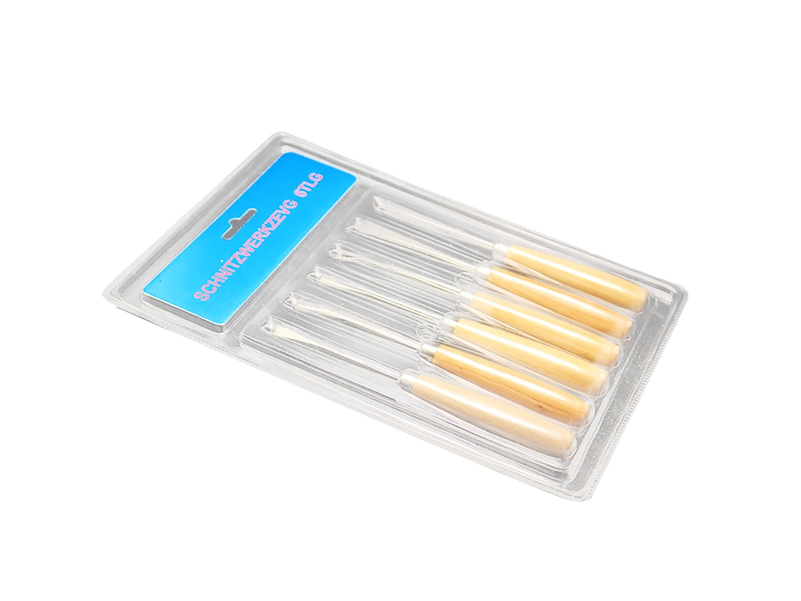 Juego De 6 Piezas Para Tallar Madera, Acero 45, Profesional Para Principiantes, Herramienta Manual.