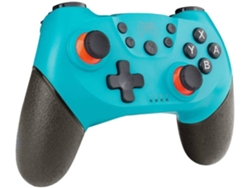 Controlador de interruptor, controlador de interruptor inalámbrico con motor turbo dual Bluetooth / Gyro Axis(azul) YIZHOOD