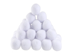 50 Bolas De Nieve Artificiales De 7 Cm Para Niños Y Adultos, Para Jugar En Interiores Y Exteriores, Juego De Navidad, Seguro.