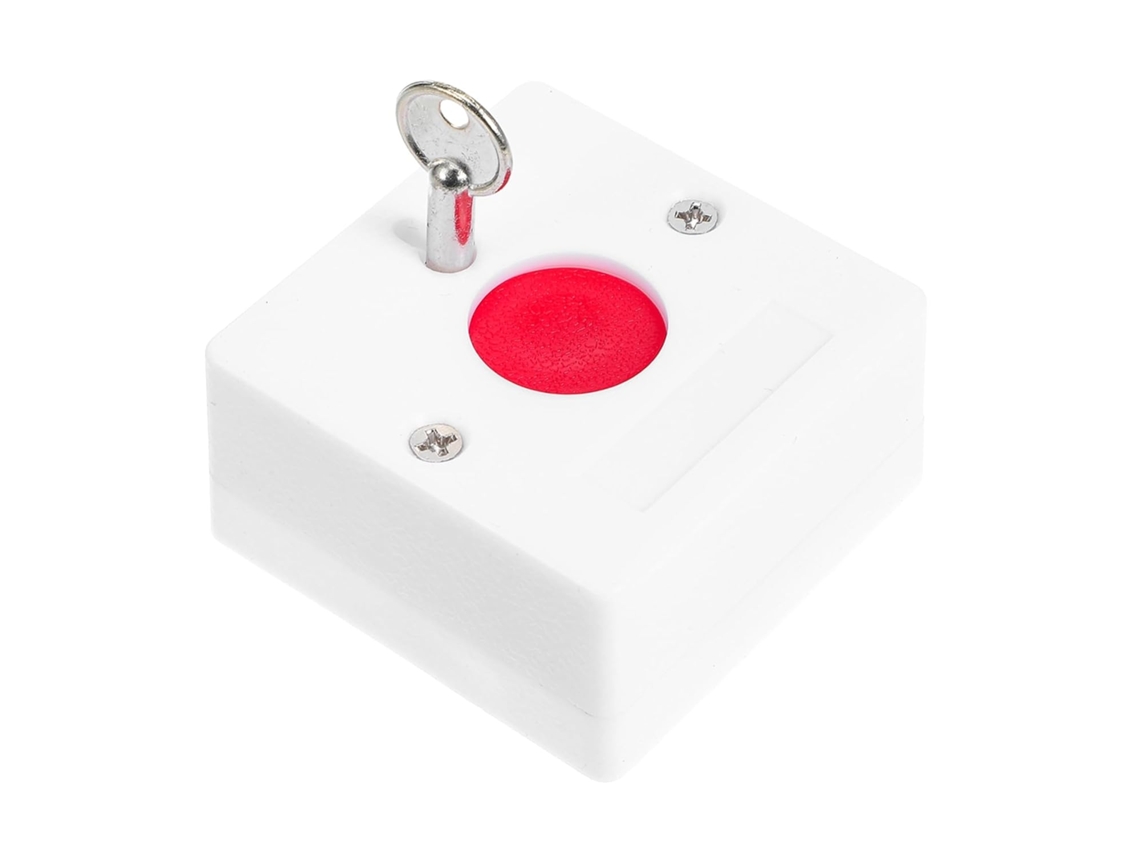 Panel De Pared Con Alarma, Botón De Emergencia De 5 Piezas, Cerradura Con Llave Y Cable, Para Personas Con Discapacidad.