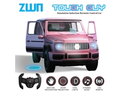 Coche RC 1.14 4x4 con control por gestos, modelo G63, todoterreno, simulación realista, color plateado, ideal como regalo para niños. Aeuzwr