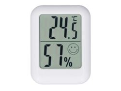 Medidor Digital De Temperatura E Umidade Com Display Preciso Termômetro Higrômetro Para Quarto Escritório