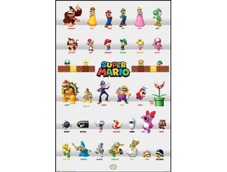 Póster GF Super Mario Héroes (61x91.5 cm)