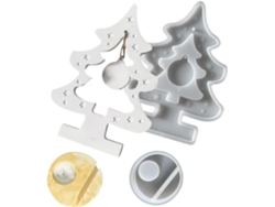 Molde para candelabro, molde para árbol de Navidad, molde de epoxi para decoración de mesa, cena, boda, centro de mesa Slowmoose