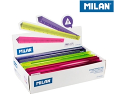 Pack 60 Reglas MILAN Triangulares 15Cm