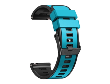 Correa de Silicona 22mm dos colores para Huawei Watch Buds/GT 3 SE/GT 3 Pro 46mm - azul cielo/negro