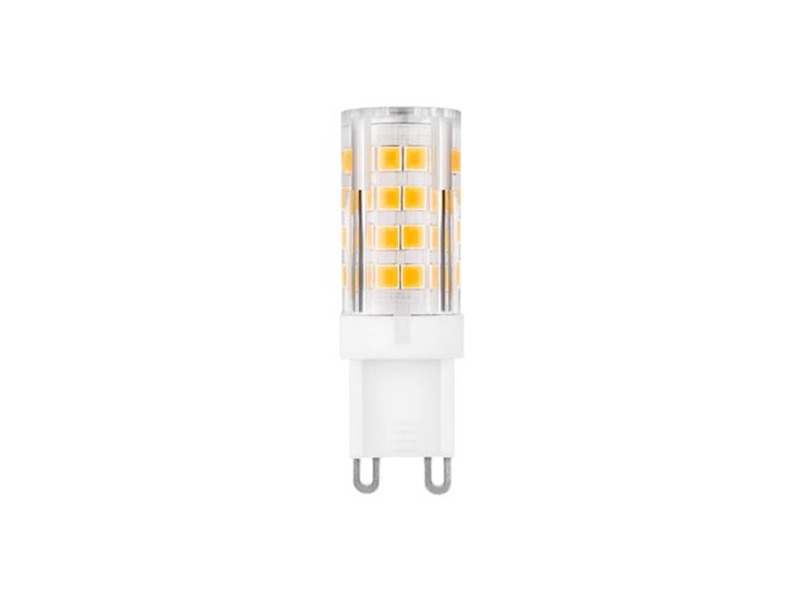 Bombilla LED G9 de aluminio mate para PC, 4 W, luz fría