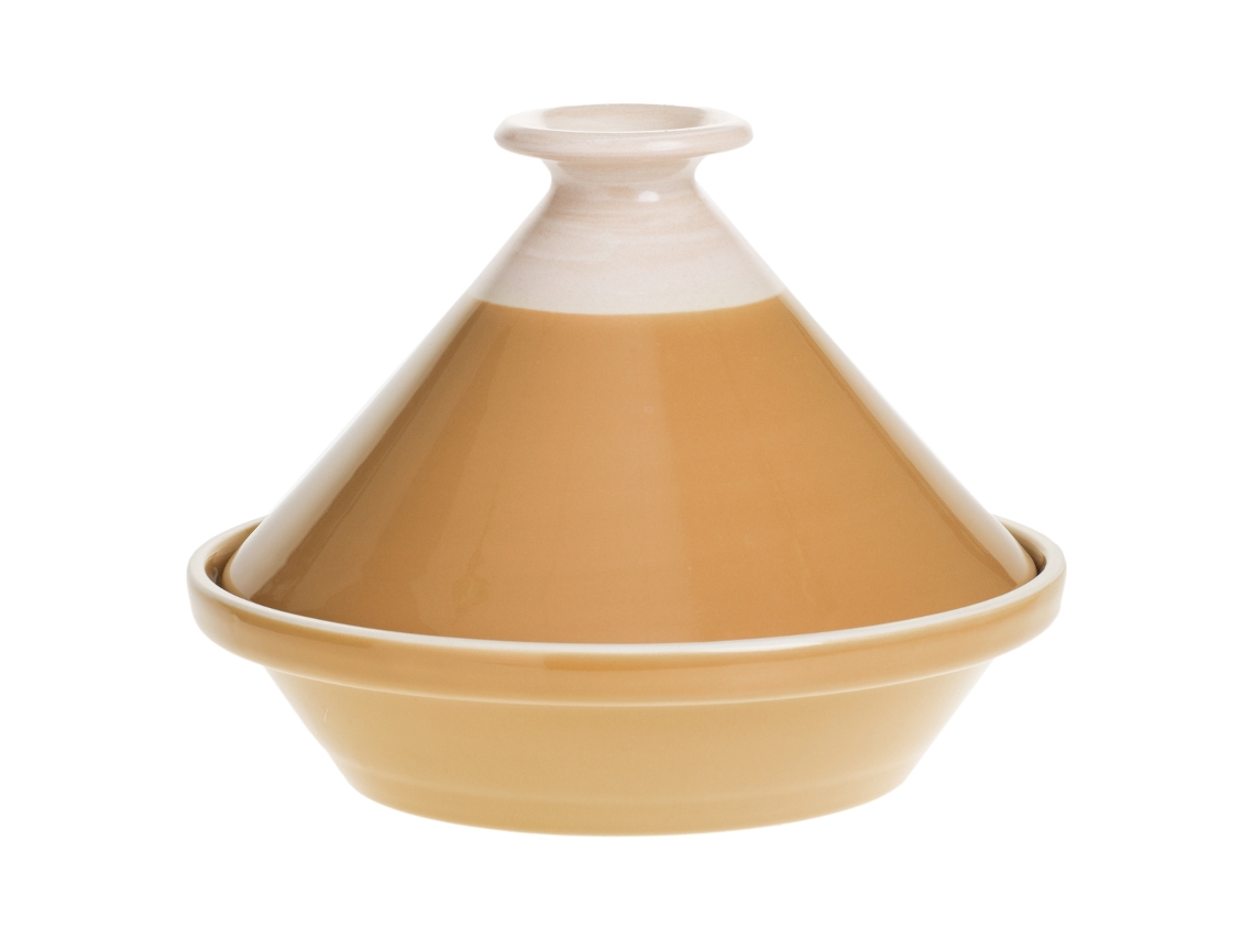 Plato Tajine Sofía Mostaza 27 Cm SG SECRET DE GOURMET