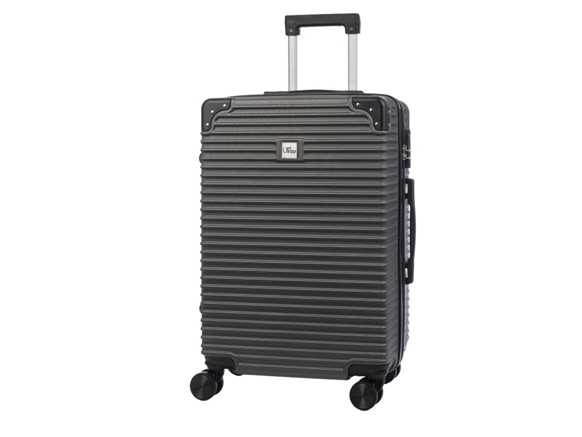 Maleta De Cabina Trolley En Material Ligero De Abs De Alta Resistencia Con Esquinas Reforzadas. Cerradura Numérica Y 4 Ruedas Dobles Extraíbles.