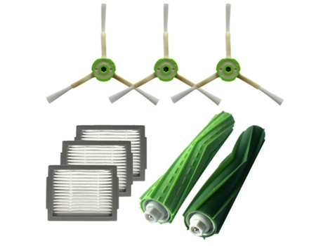 Rollo de cepillo de Cepillo Lateral de filtro Hepa para Irobot Roomba I7 E5 E6 I Series, piezas de repuesto de Robot aspirador